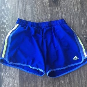 WOMEN'S BLUE/PURPLE ADIDAS SHORTS